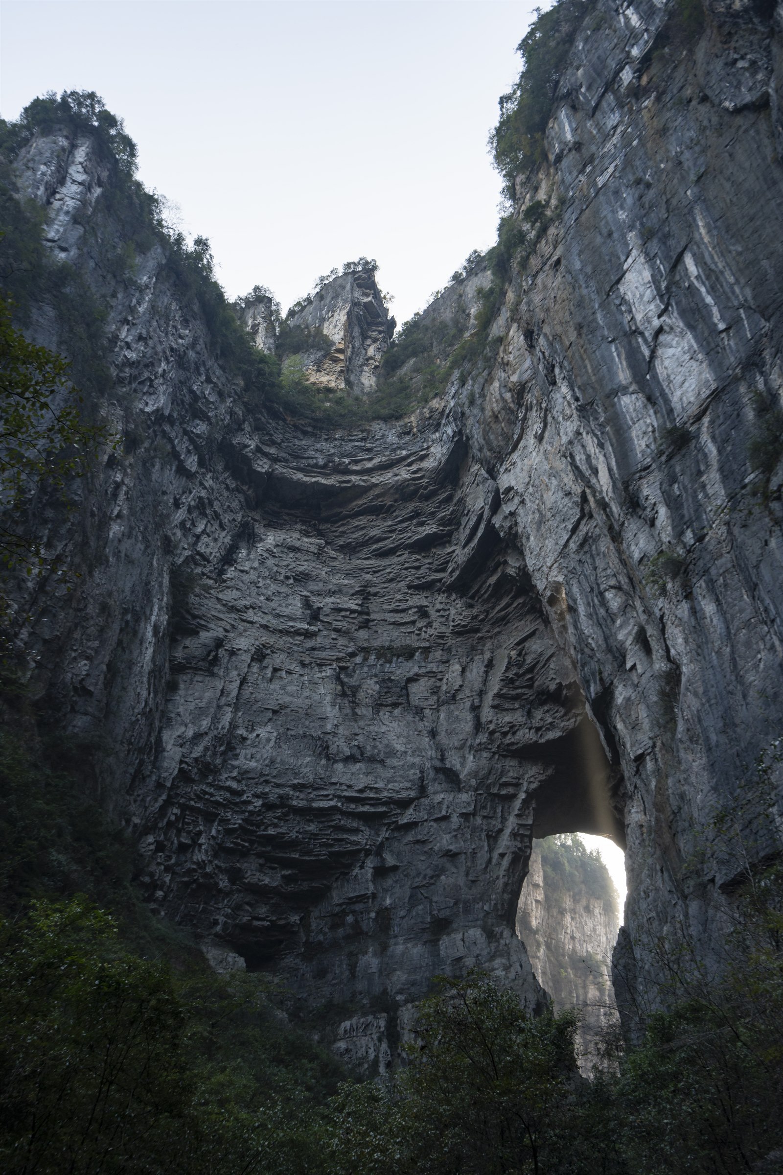Natural stone bridge in Wulong